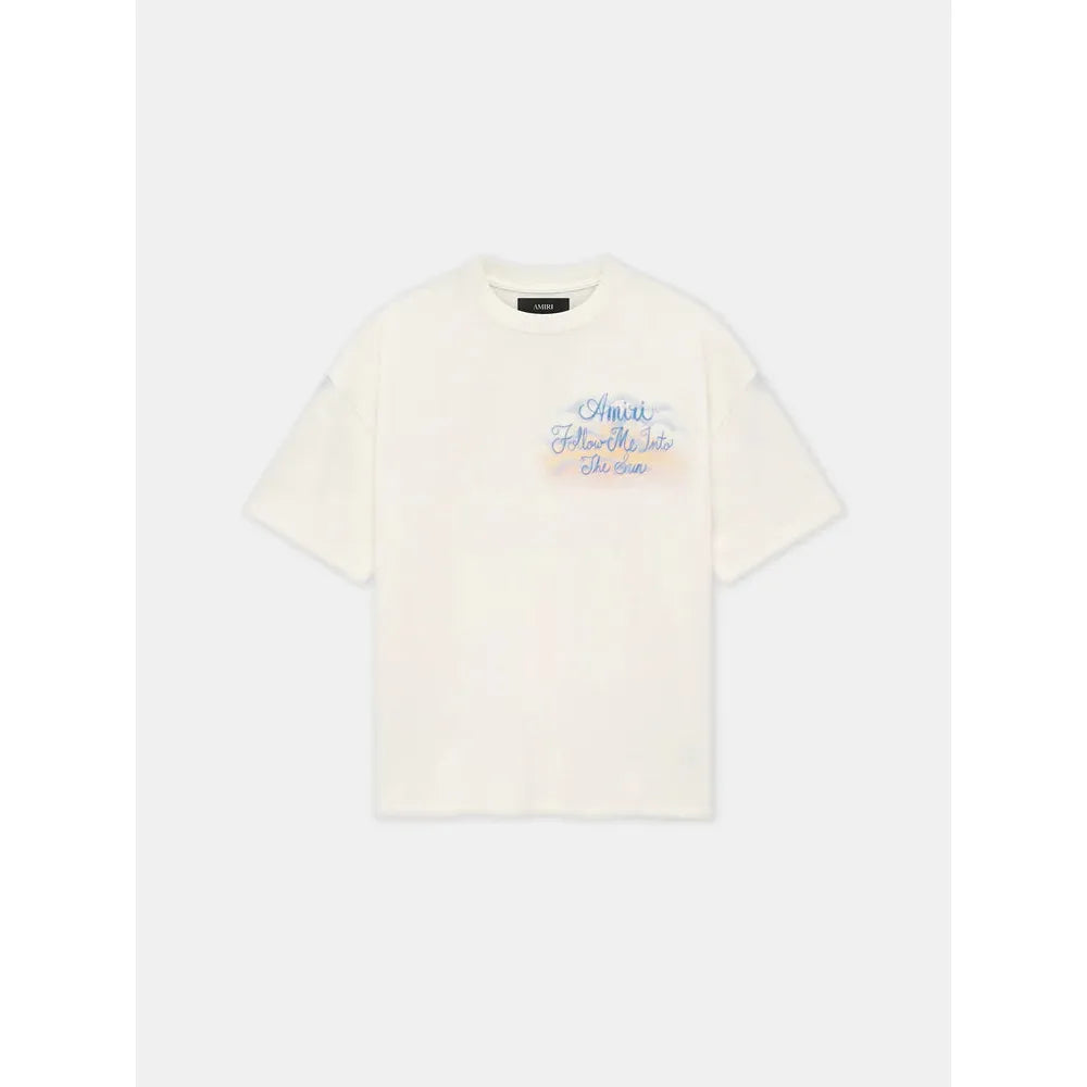 Amiri Follow Me Oversized Tee Ivory