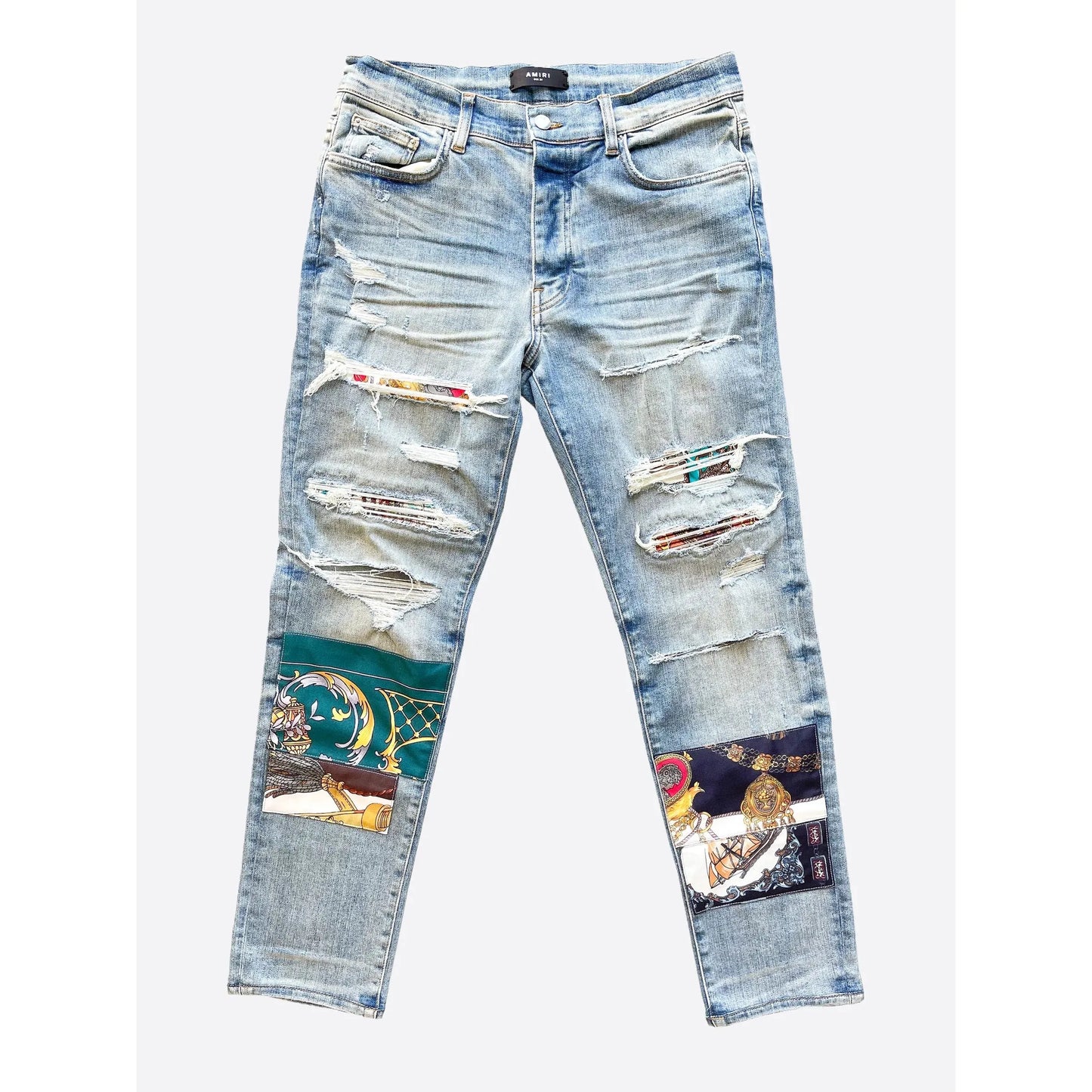 Amiri Scarf Patch Jeans