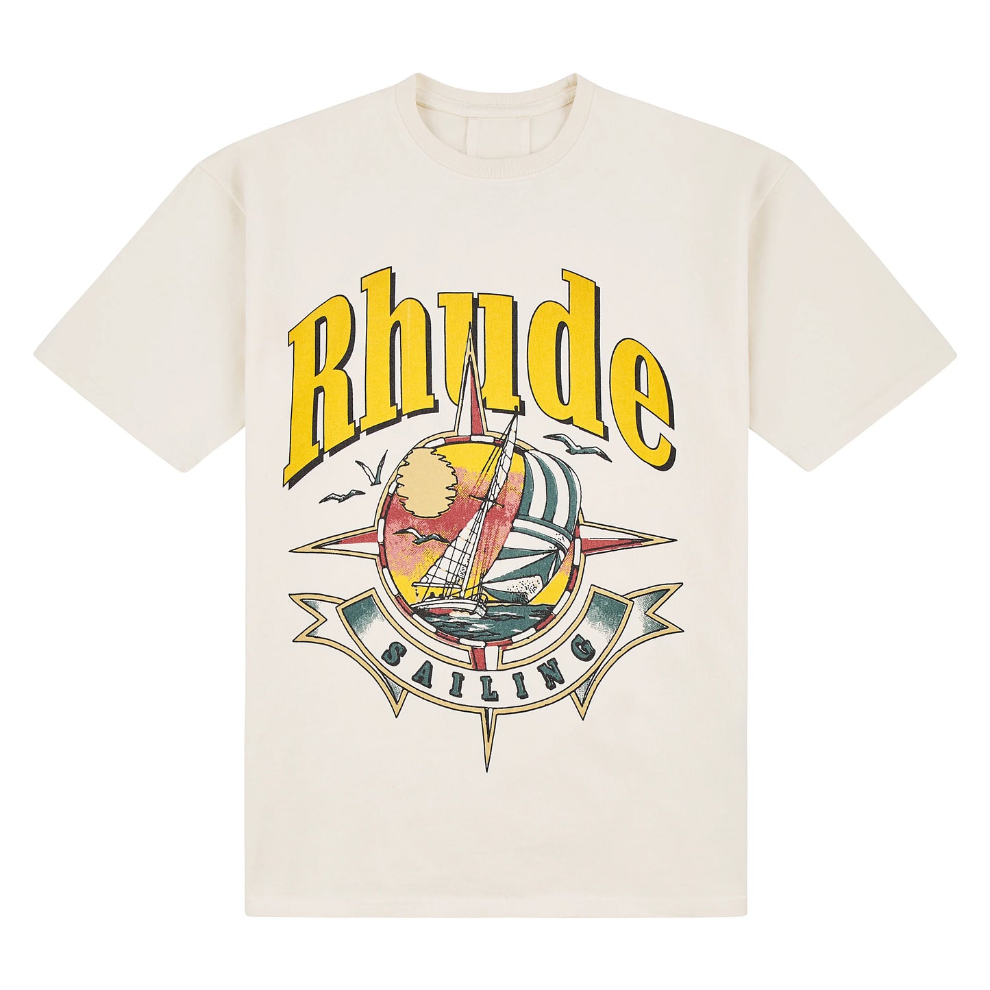 Rhude Port de Rhude Tee Vintage White