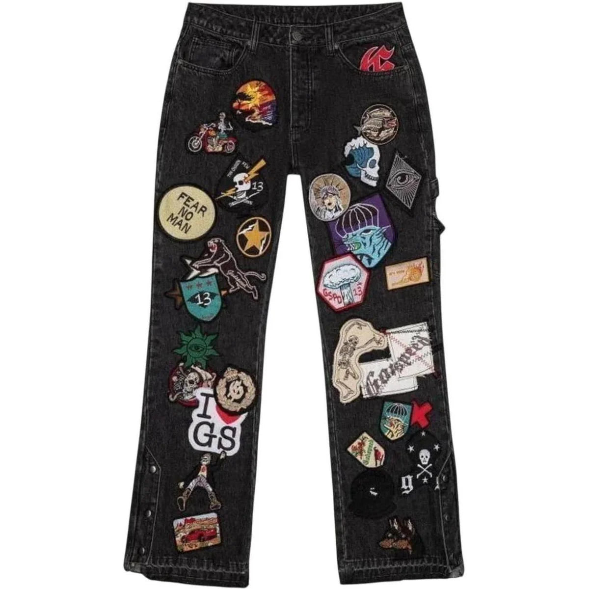 Godspeed Patchwork Denim Black