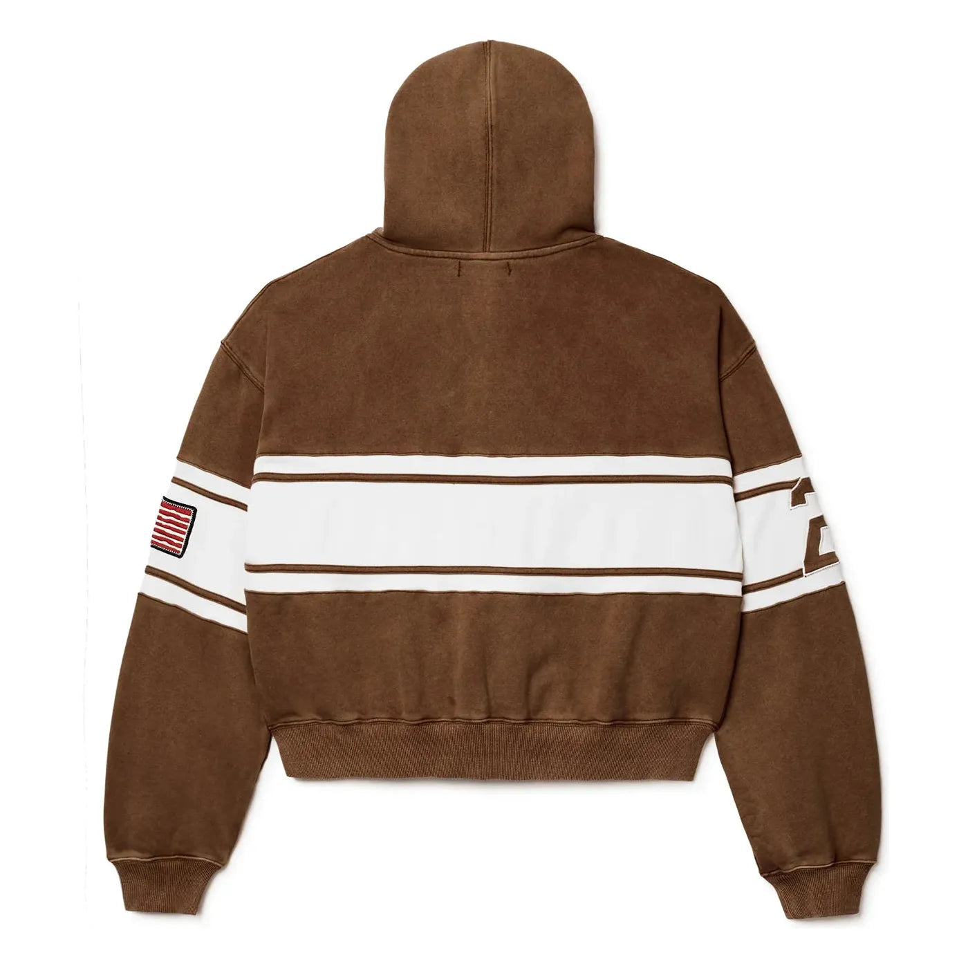 Vale Forever Cursive Zip Up Brown