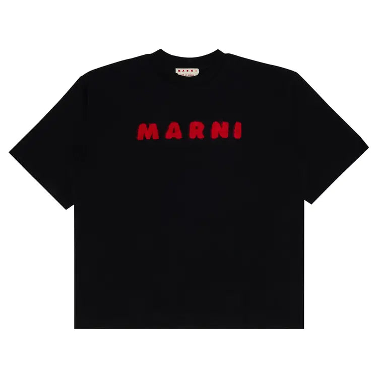 Marni Black/red bold tee