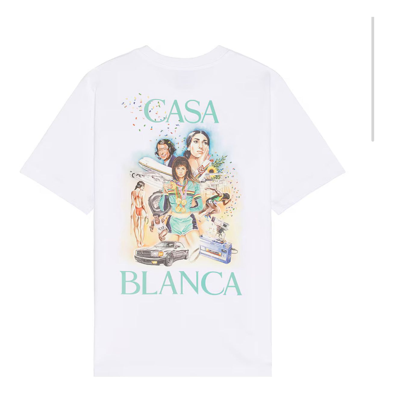 C*sablanca Celebration Du Sport Printed T-Shirt