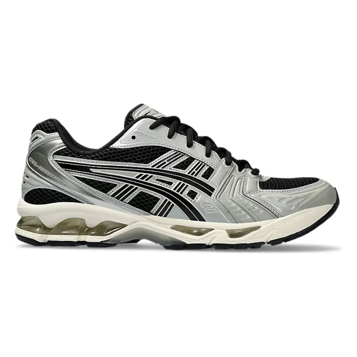 asics gel kayano 14 silver white black