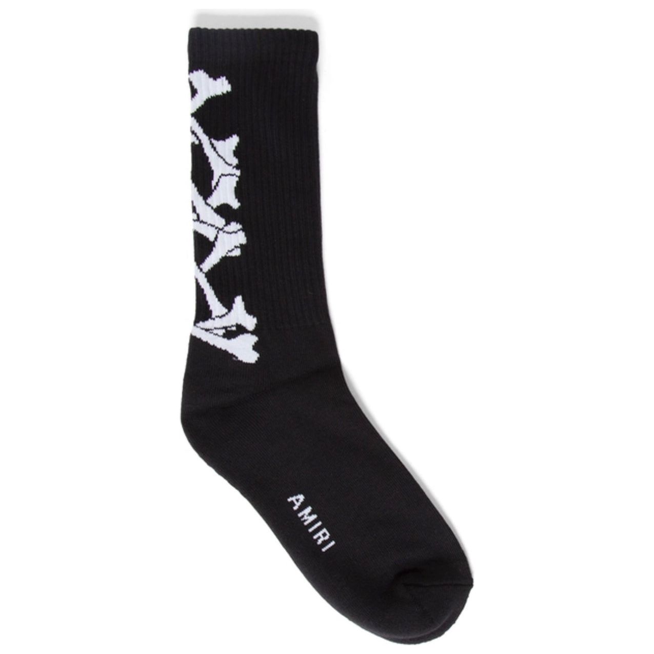 Amiri Stacked Bone Socks Black