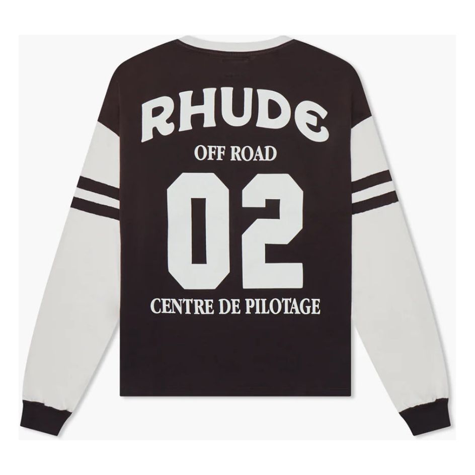 Rhude Triple R Contrast LS Tee