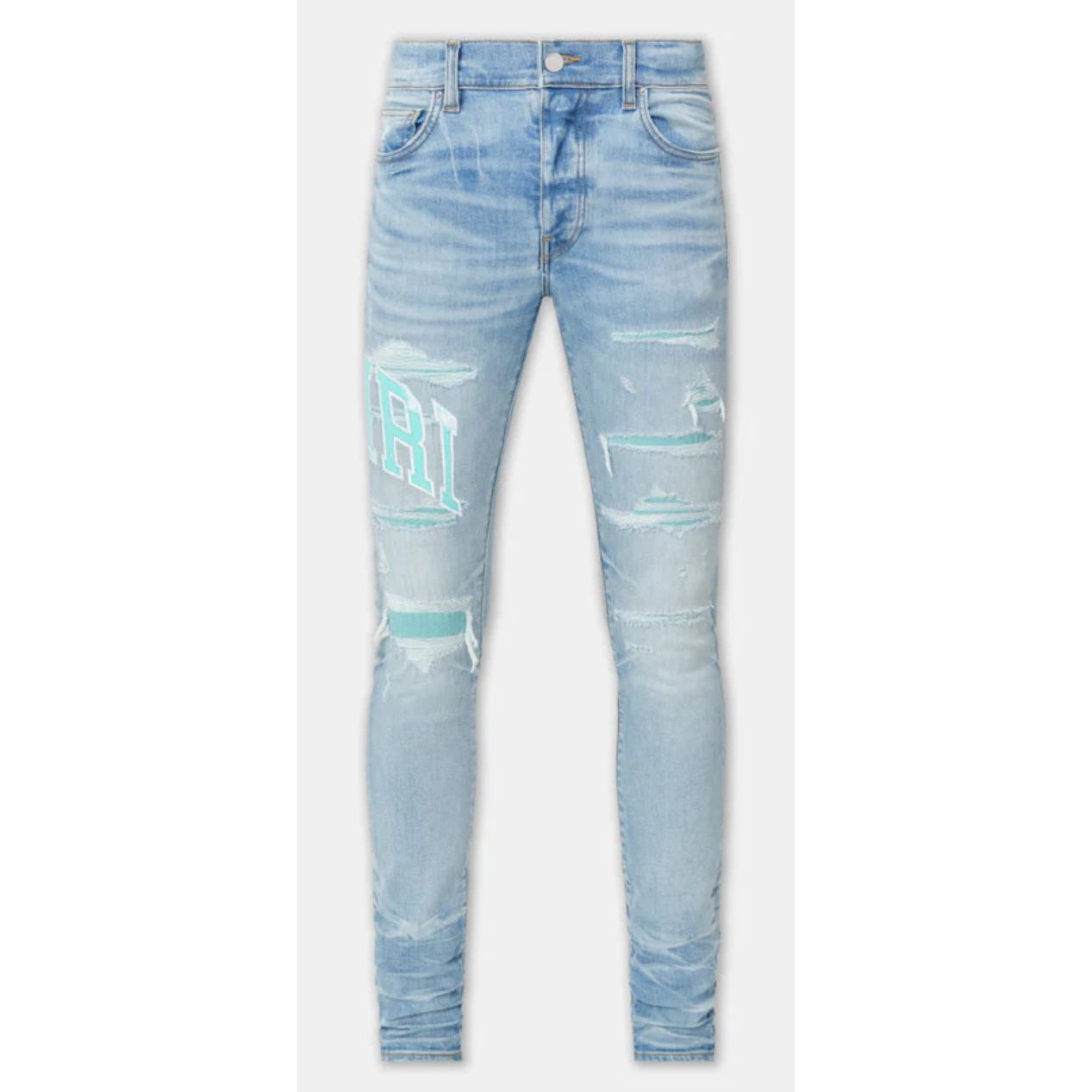 Amiri Varsity Logo Repair Jean