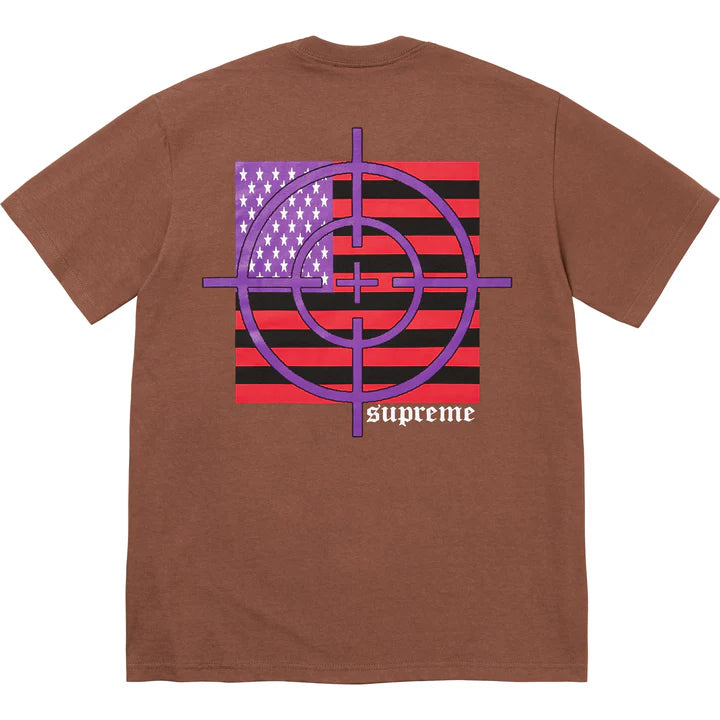 Supreme Target Tee ‘Brown’