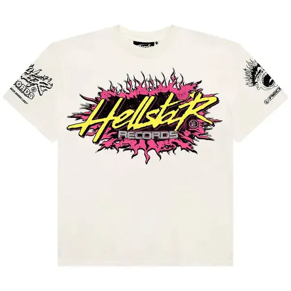 Hellstar Records T-Shirt ‘Cream’
