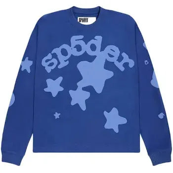 Sp*der Blue Long Seelve Shirt