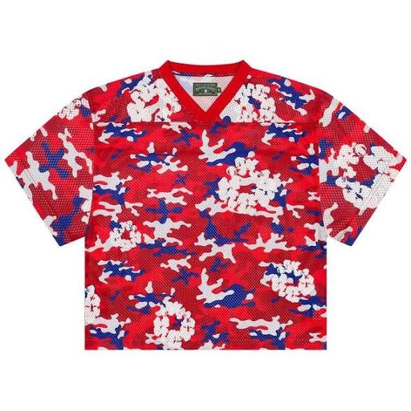 Denim Tear Red/Blue Camo Shirt