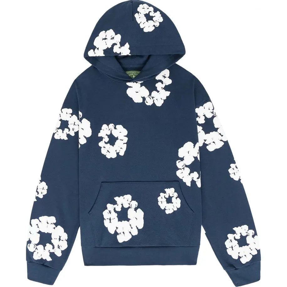 Denim Tears Cotton Wreath Sweatshirt Navy
