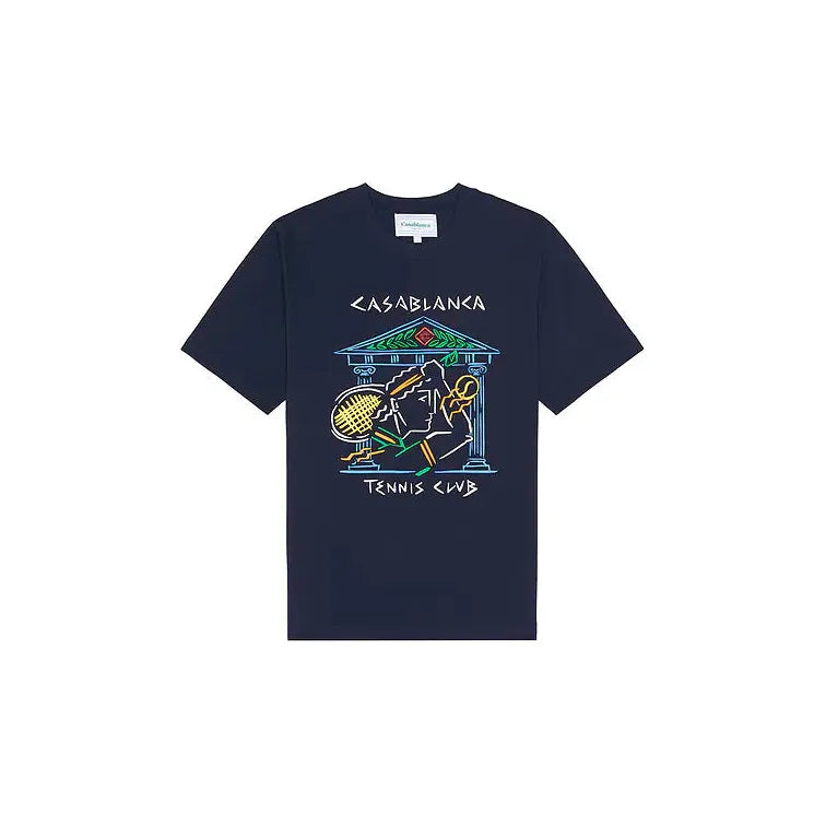 Casablanca Crayon Temple Tennis Club T-Shirt