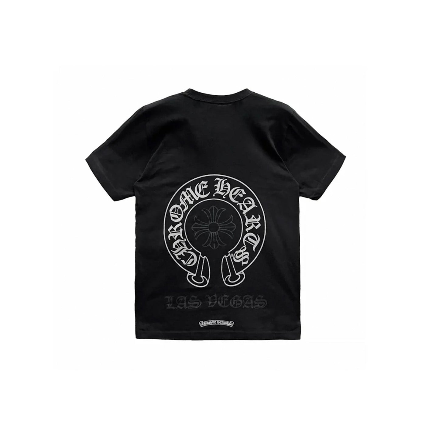 Chrome Hearts Las Vegas Silver Horseshoe Exclusive T-Shirt Black
