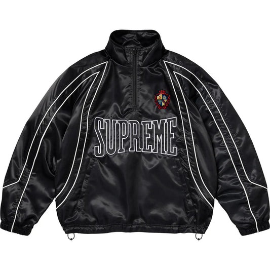 Supreme Satin Piping Pullover Black