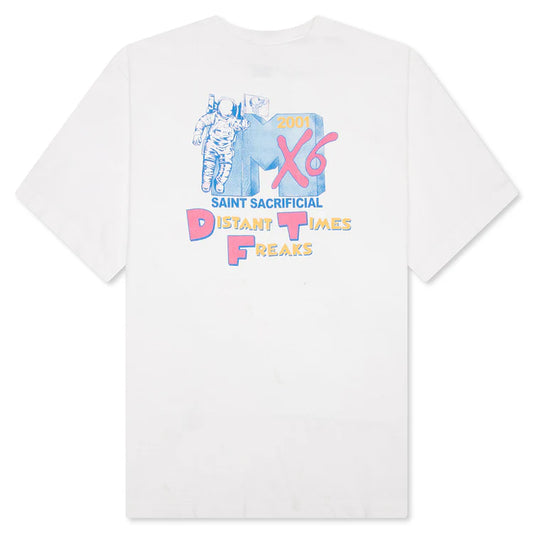 Saint Michael X Sean Witherspoon Astro Distant Times Freaks T-Shirt White