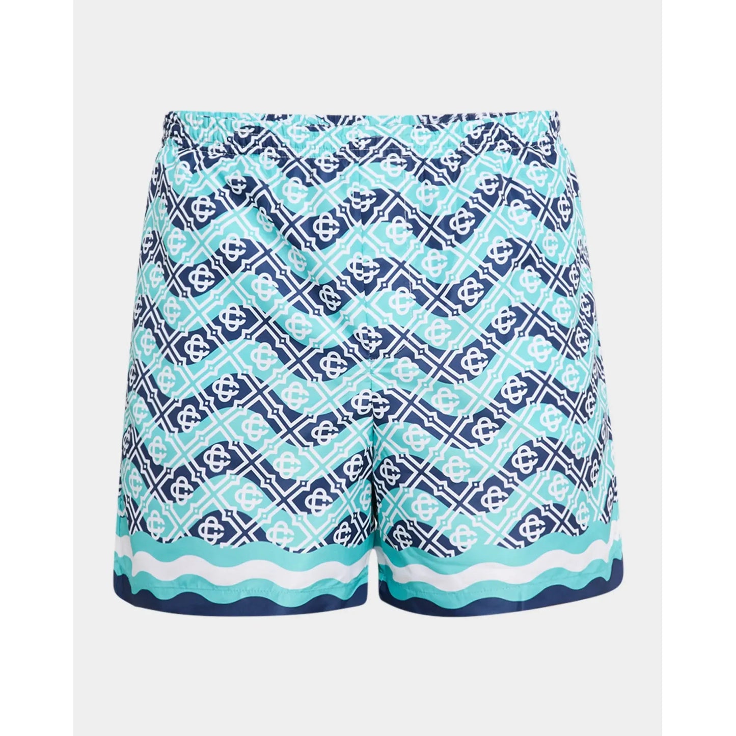 Casablanca Monogram Green Swim Trunks
