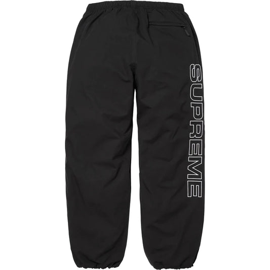 Spellout Embroidered Ripstop Track Pant ‘Black’