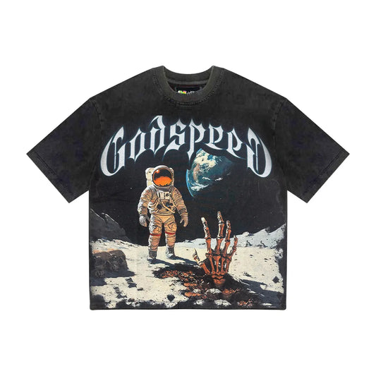 Godspeed First Contact Tee Black Wash