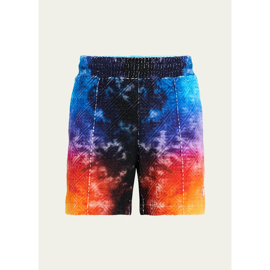 Casablanca Monogram Towelling Shorts Tye Dye