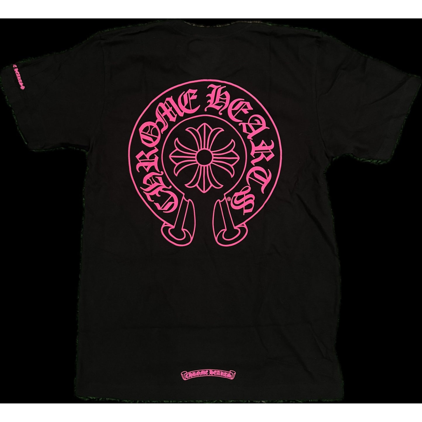 Chrome Hearts Horseshoe Tee Black/Pinck