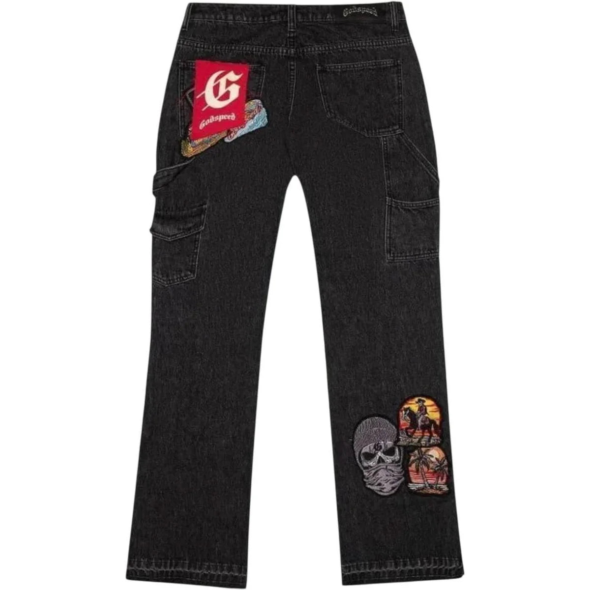 Godspeed Patchwork Denim Black