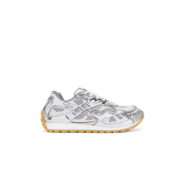 Bottega Veneta Orbit Sneaker Silver/White