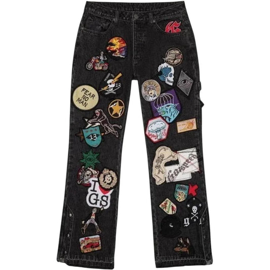Godspeed Patchwork Denim Black