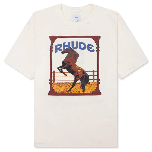 Rhude Cadre Tee Vintage White