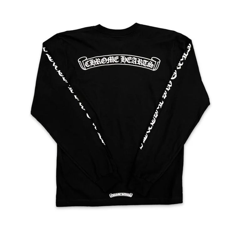 Chrome Hearts Scroll L/S Tee Black