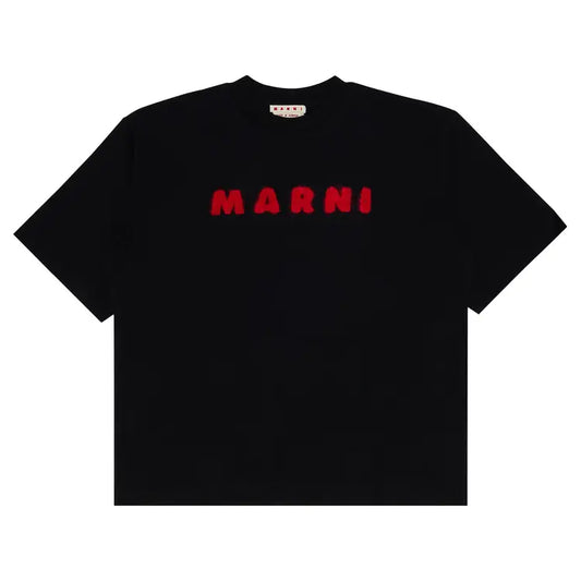 Marni Black/red bold tee