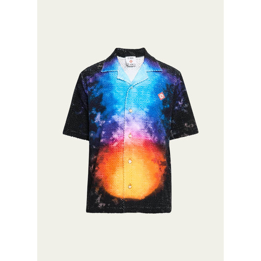 Casablanca Monogram Towelling Shirt Tye Dye