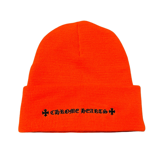 Chrome Hearts Embroidered Beanie Orange