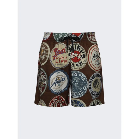 Amiri Coasters Swim Trunk Chocolate