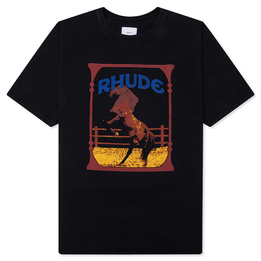 Rhude Cadre Tee Vintage Black