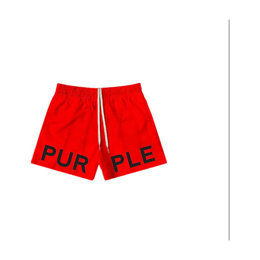 Purple Brand All Around Poppy Red Short