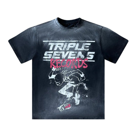 Triple Seven Rage Tee Coal