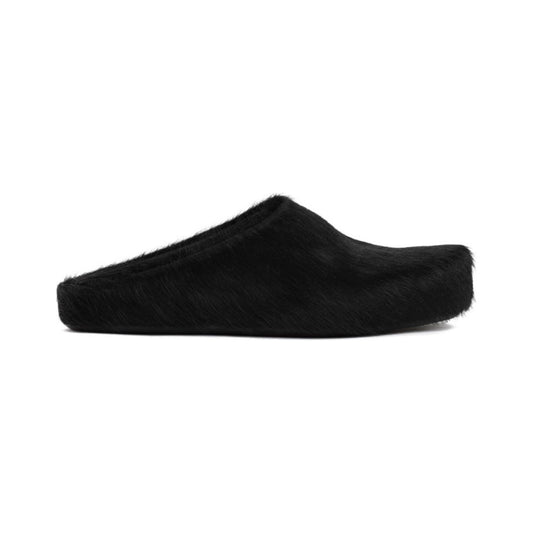 Marni Black Fussbett Sabot Mules