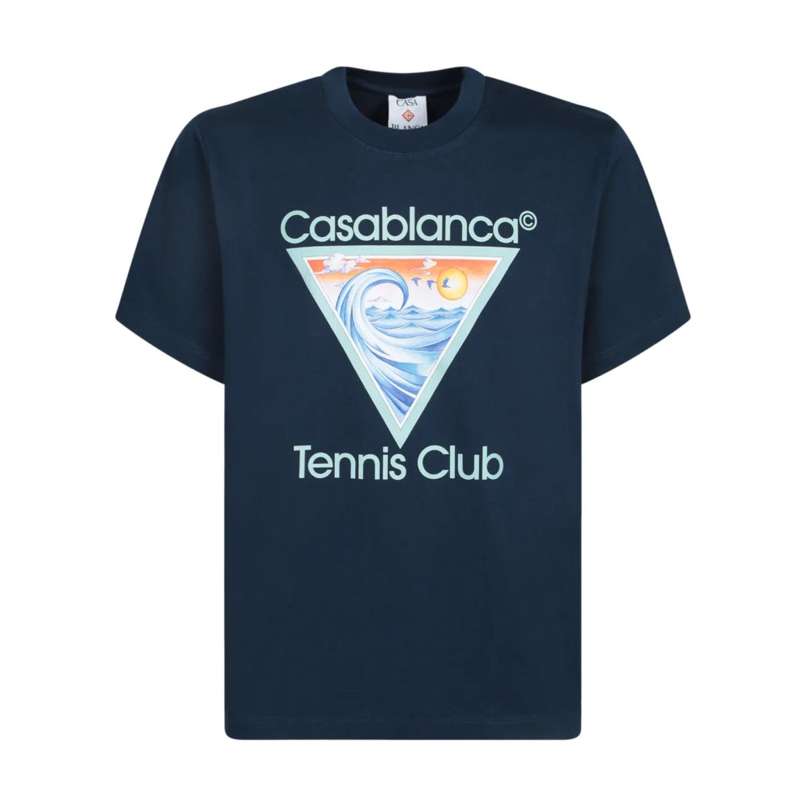 Casablanca tennis club navy shirt