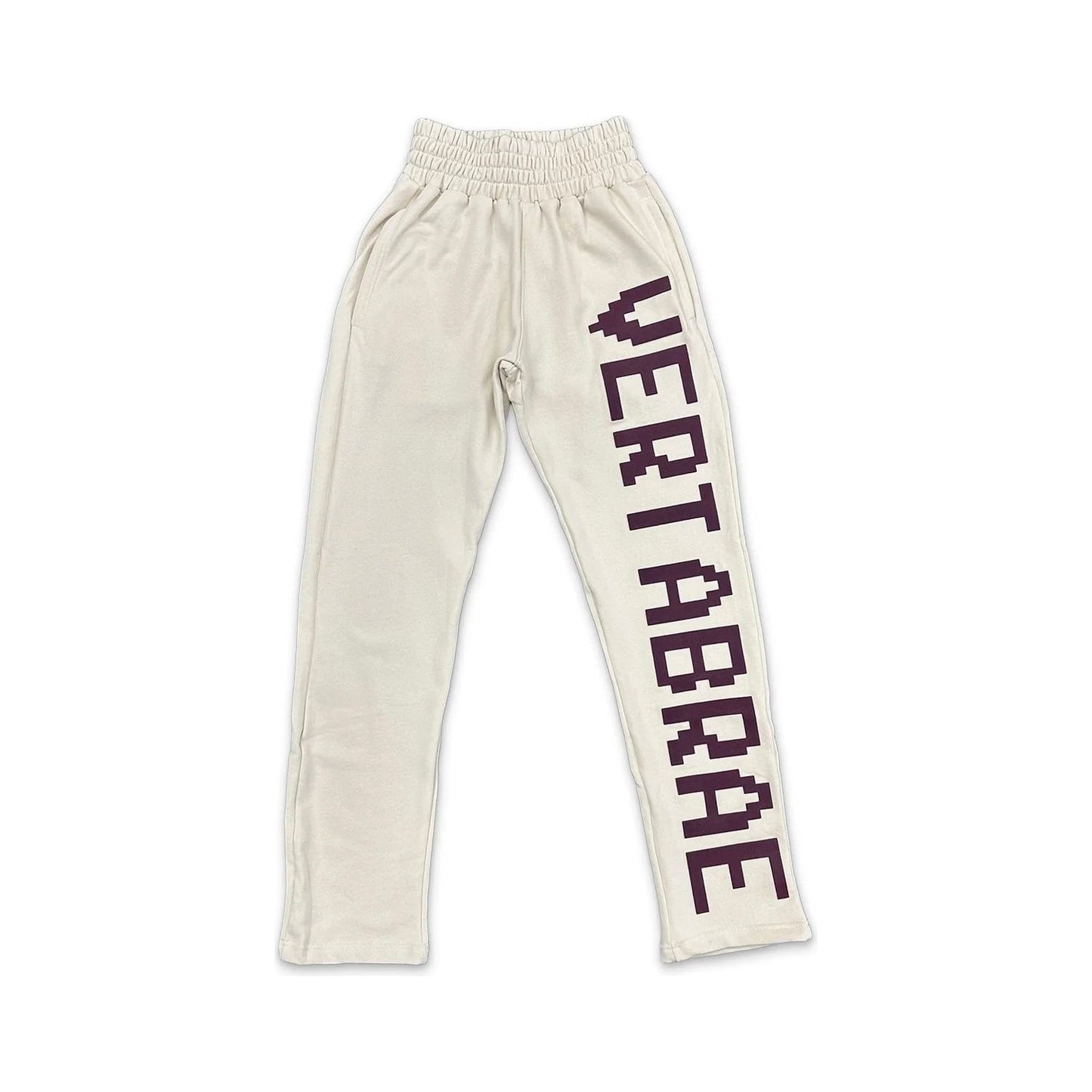 Vertabrae Sweatpants Cream/Burgundy