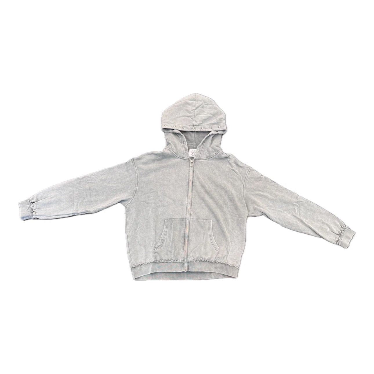 Saint Vanity Grey Terry Zip Up