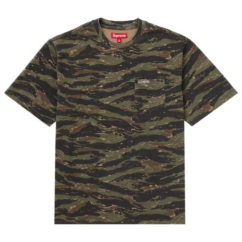 Supreme S/S Pocket Tee (SS24)
Tiger Camo