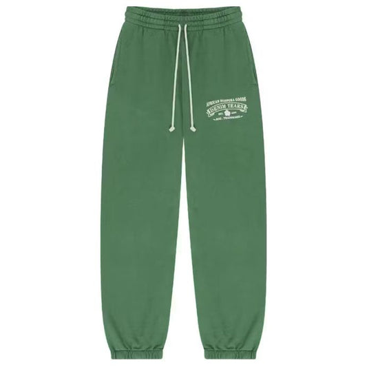 Denim Tears Cotton Wreath Sweatpants Green