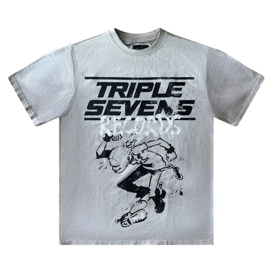 Triple Seven Rager Tee Ash