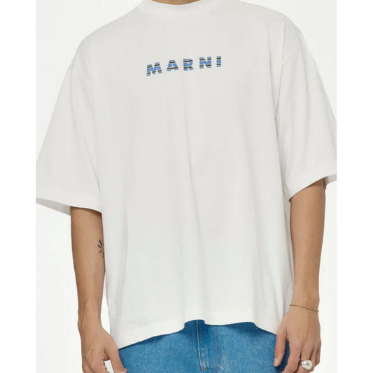 Marni printed stripes logo T-Shirt