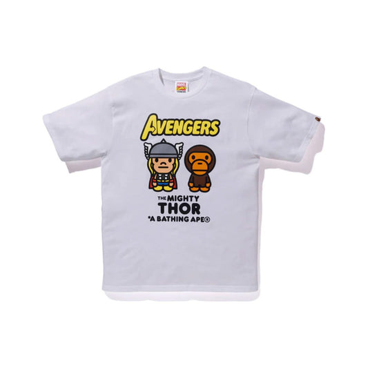 Bape X Marvel Comics Milo Mighty Thor Tee White