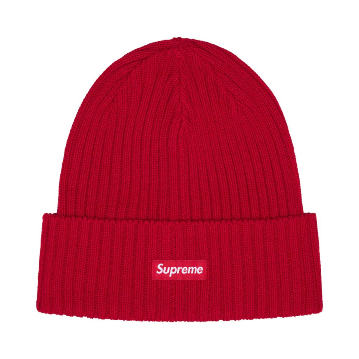 Supreme Overdyed Beanie Red