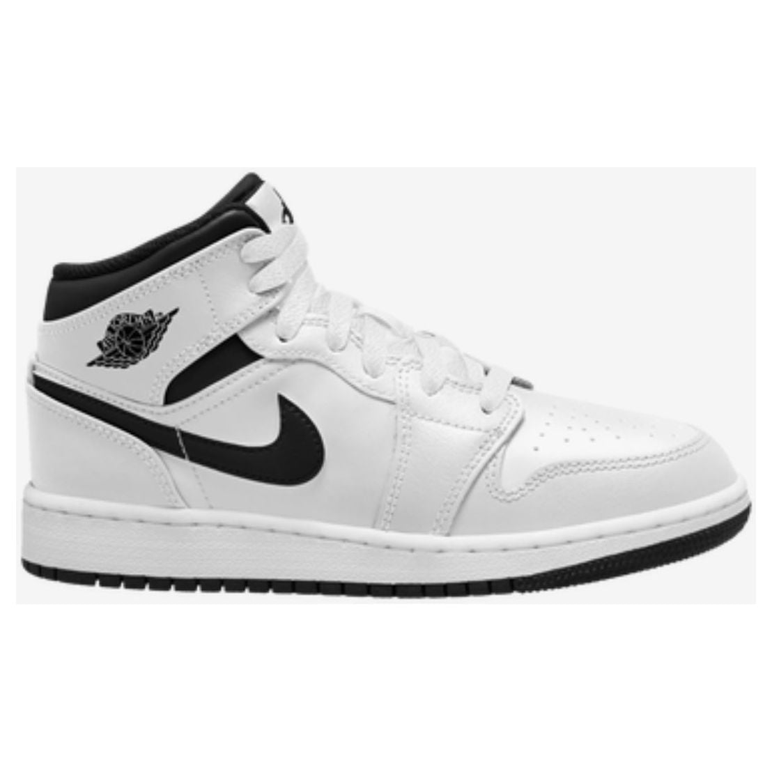 Jordan 1 Mid "White/Black" Men's Shoe