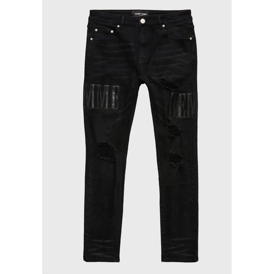 Homme Femme Black NWT Logo Jeans Black