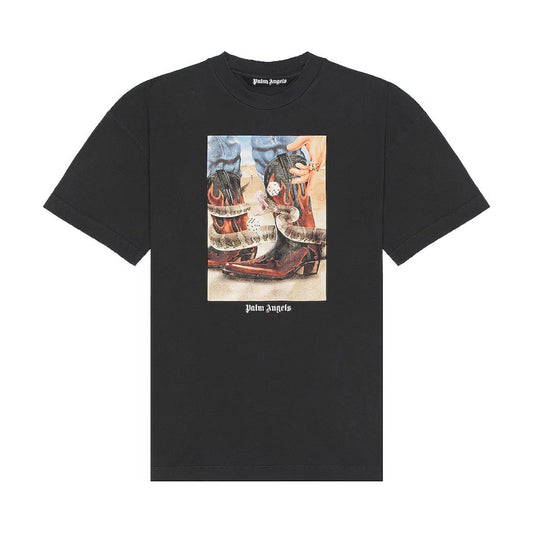 Palm Angels Dice Game Classic Tee Black Multicolor